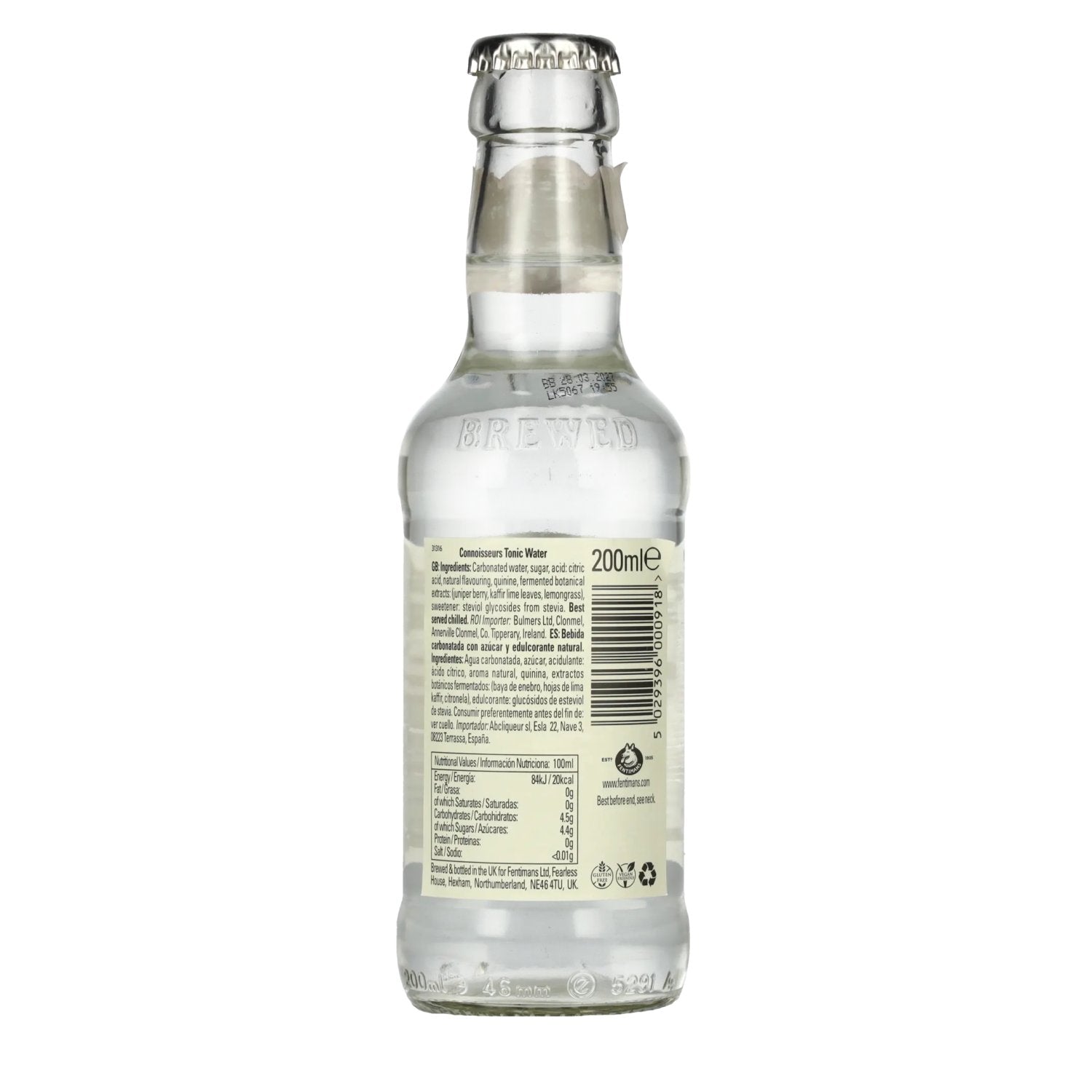 Fentimans CONNOISSEURS Tonic Water 0,2l