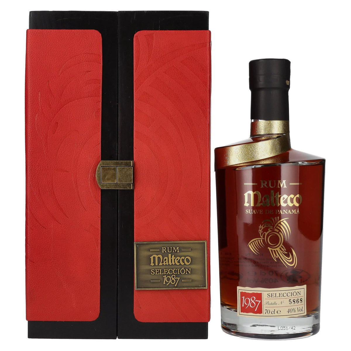 Ron Malteco SELECCIÓN 1987 40% vol. 0,7l dans une caisse en bois