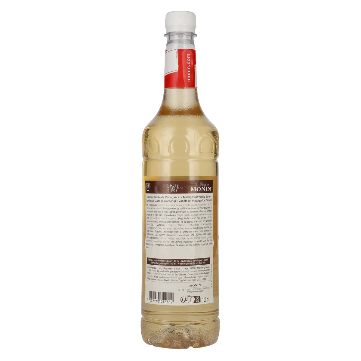 Le Sirop de Monin VANILLE Madagascar 1l PET
