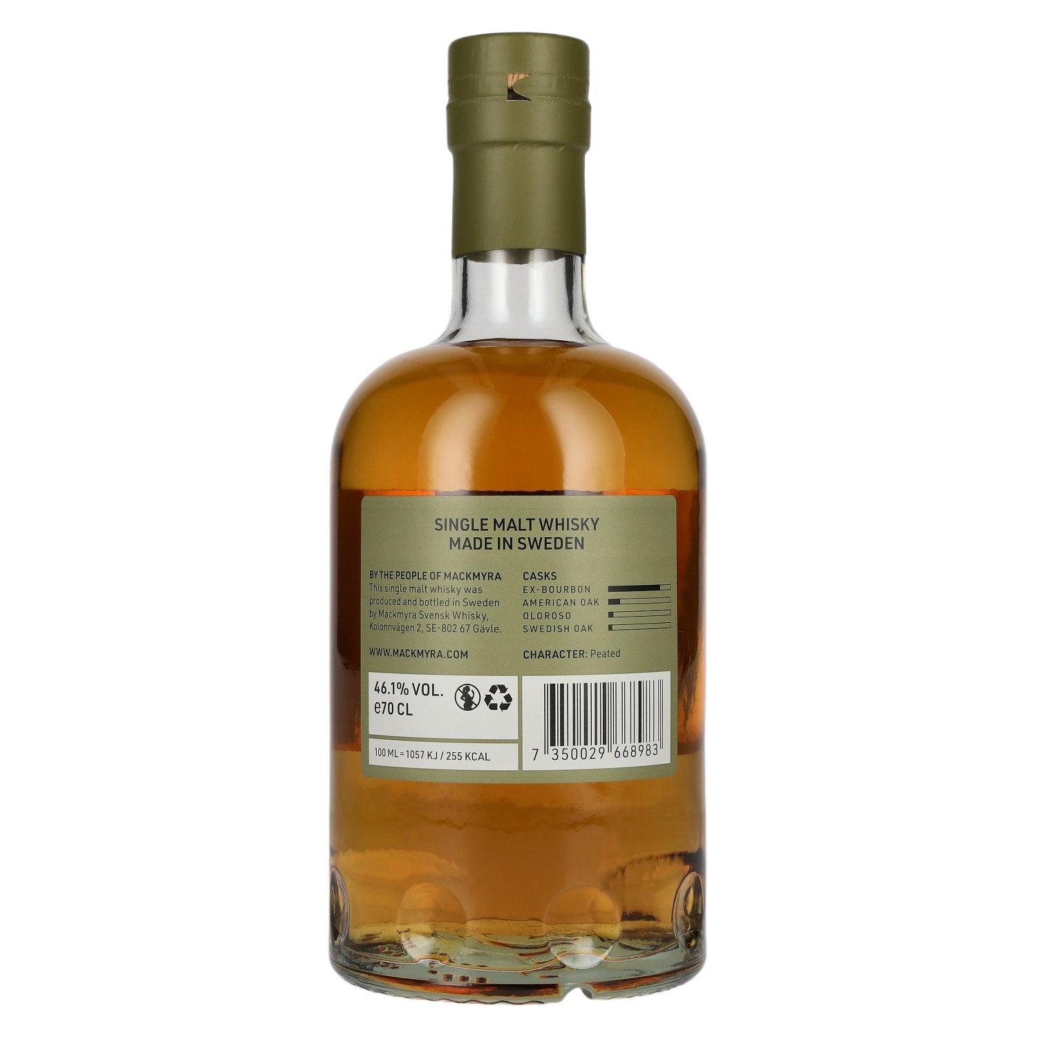 Mackmyra Svensk Rök Swedish Single Malt Whisky 46,1% Vol. 0,7l