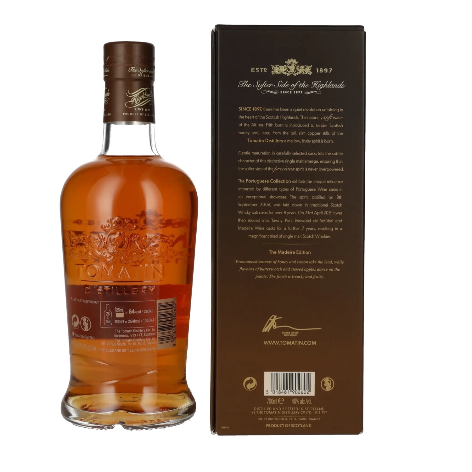 Tomatin 15 Years Old Portuguese Collection MADEIRA CASKS 2006 46% Vol. 0,7l in Geschenkbox