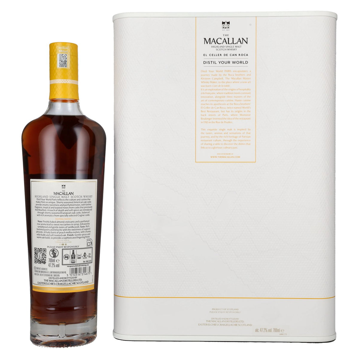 The Macallan Distil Your World PARIS Limited Edition 47,2% Vol. 0,7l in Geschenkbox