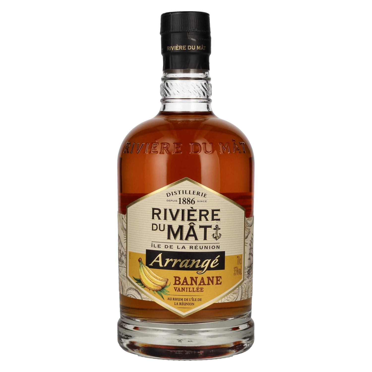 Rivière du Mât Arrangé Banane Vanillée 35% vol. 0,7l