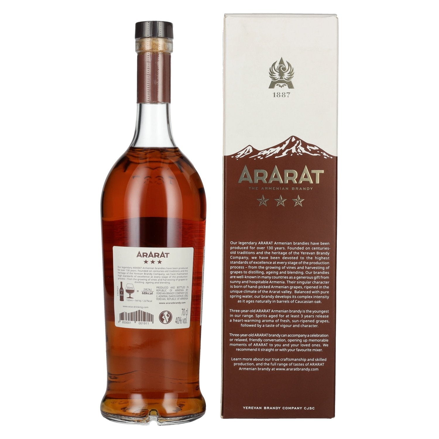 Ararat 3 Years Old 40% Vol. 0,7l en boîte cadeau