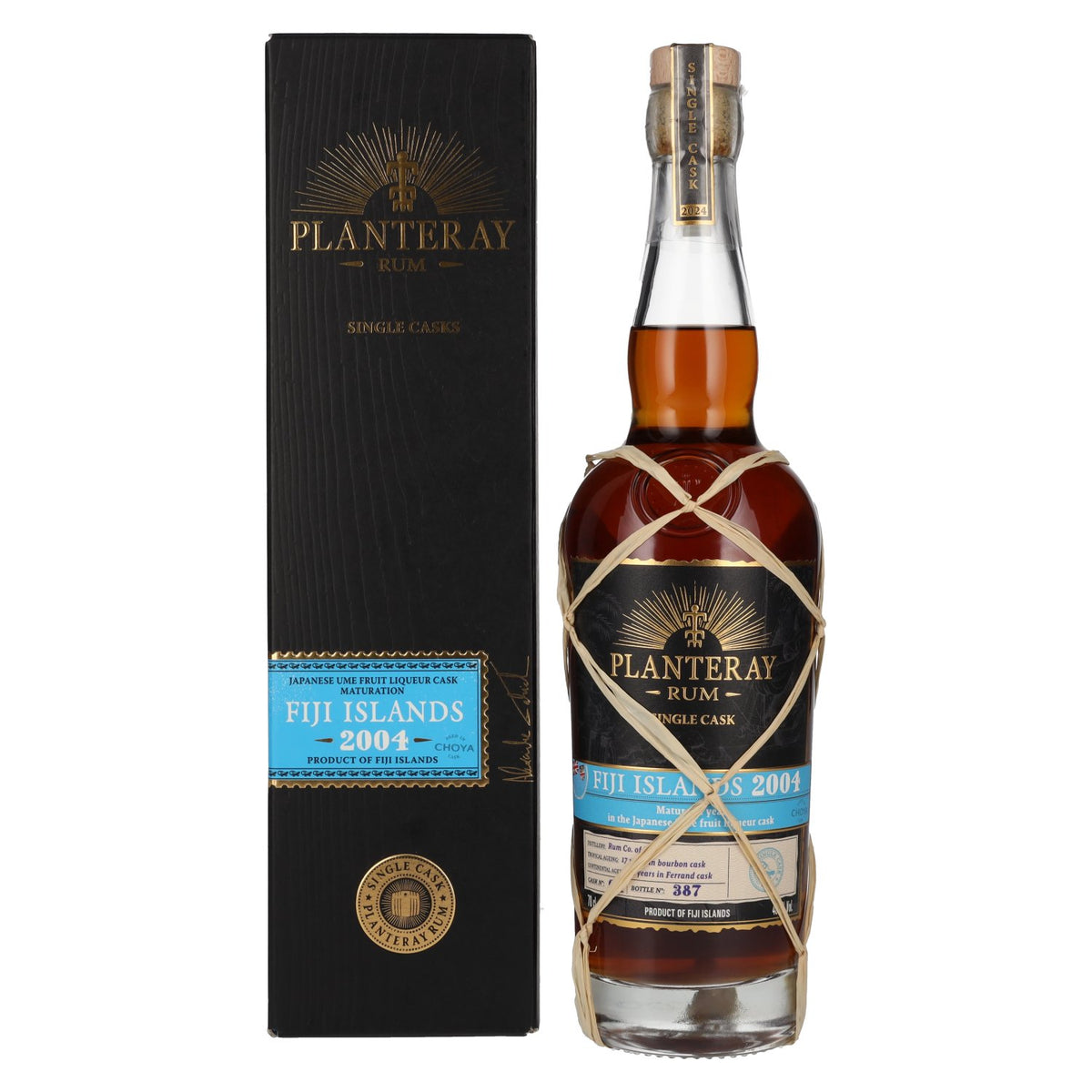 Planteray Rum FIJI ISLANDS 2004 Japanese Ume Fruit Liqueur Cask Maturation 48,6% Vol. 0,7l in gift box