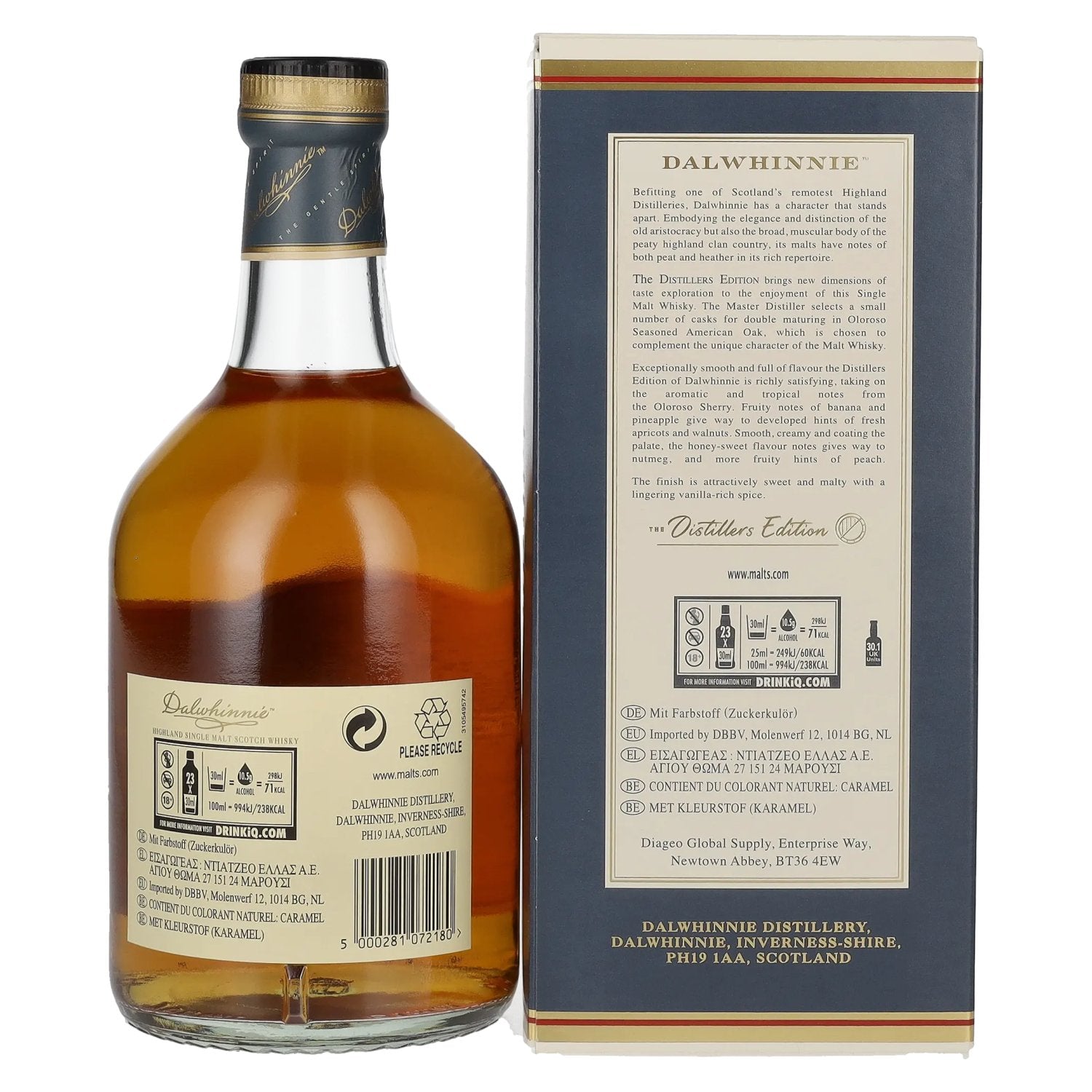 Dalwhinnie The Distillers Edition Double Matured 43% vol. 0,7l en boîte cadeau