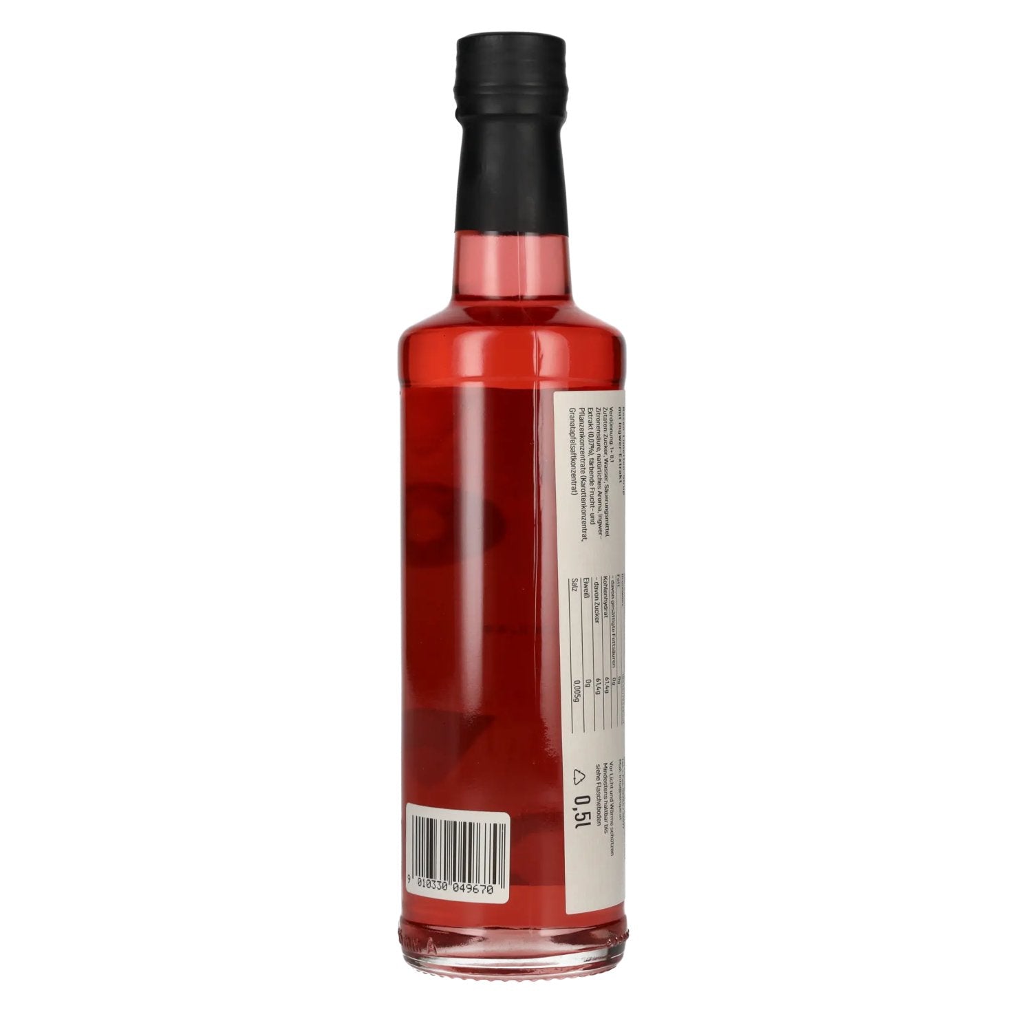 MIA Lu rose-lime-ginger syrup 0.5l