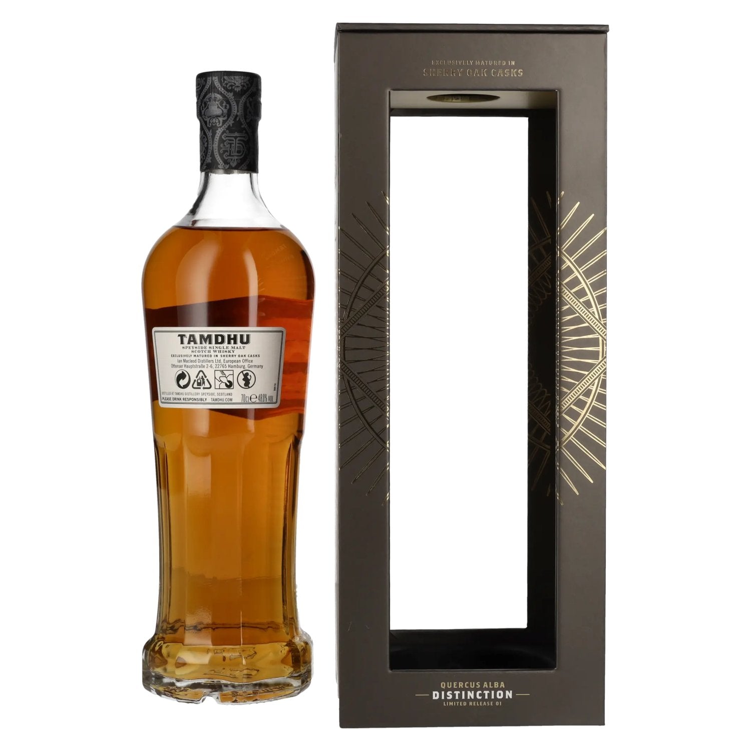 Tamdhu DISTINCTION I Speyside Single Malt Scotch Whisky 48% vol. 0,7l en boîte cadeau