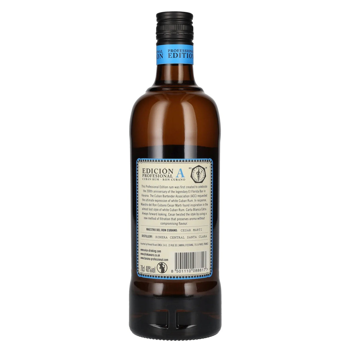 Havana Club EDICIÓN PROFESIONAL A 40% vol. 0,7l