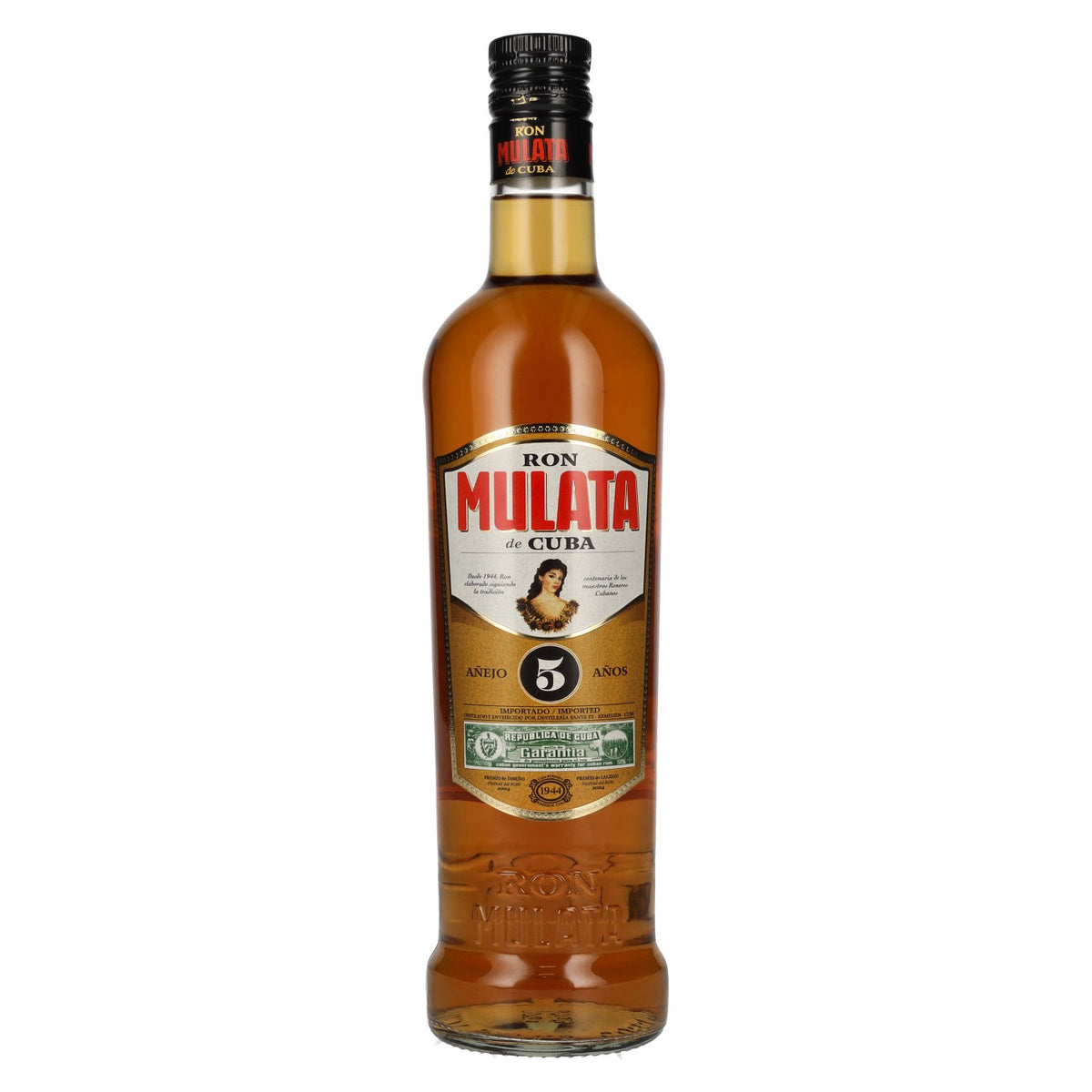 Ron Mulata de Cuba Añejo 5 Años 38% Vol. 0,7l