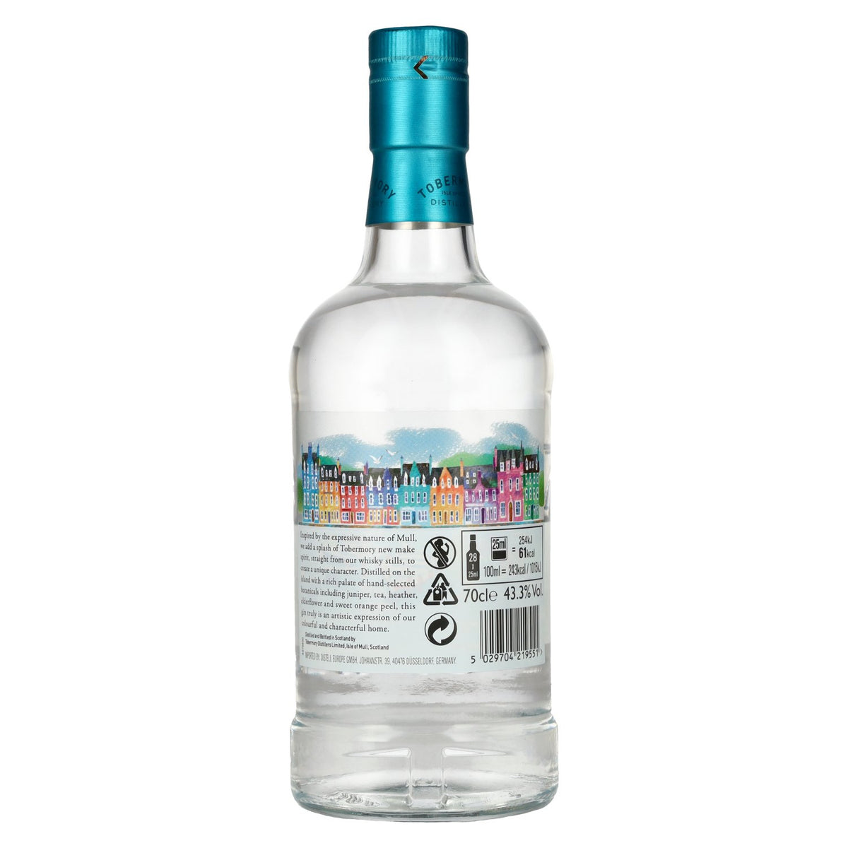 Tobermory Hebridean Isle of Mull Gin 43,3% Vol. 0,7l