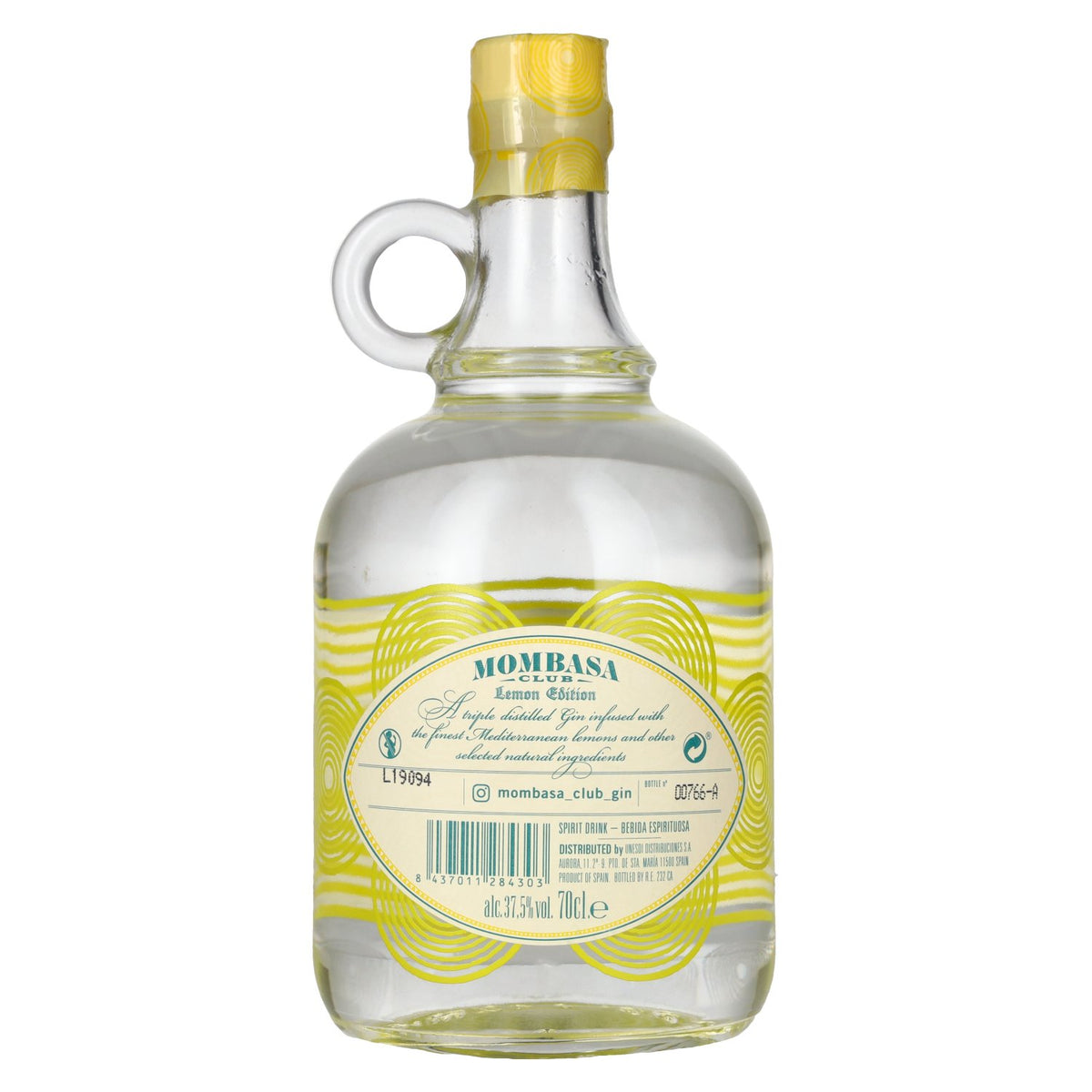 Mombasa Club Lemon Edition Gin 37,5% Vol. 0,7l