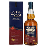 Glen Moray Cabernet Double Cask Finish Single Malt 40% vol. 0,7l en boîte cadeau
