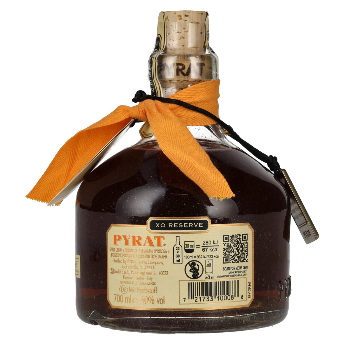Pyrat XO RESERVE Premium Caribbean Spirit Drink 40% Vol. 0,7l