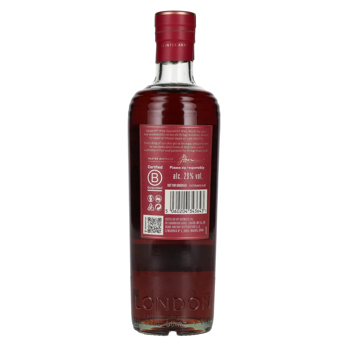 Sipsmith Sloe Gin 29% Vol. 0,7l