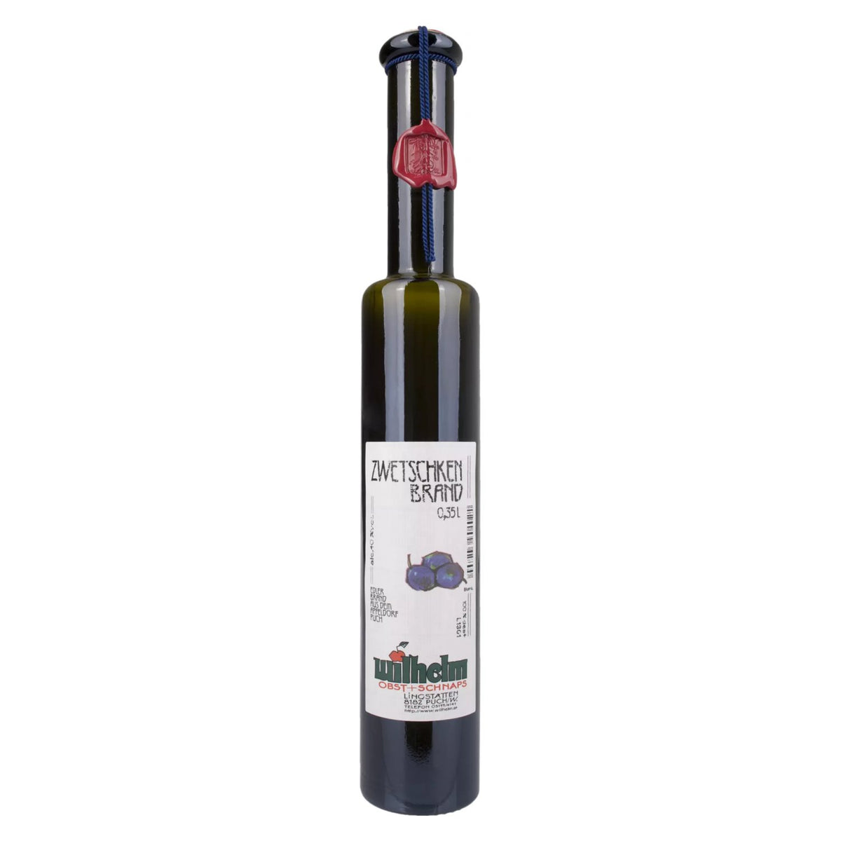 Wilhelm Zwetschkenbrand 40% vol. 0,35l
