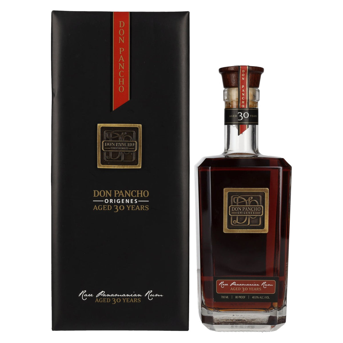 Don Pancho ORIGENES 30 Years Old Rare Panamian Rum 40% Vol. 0,7l en coffret cadeau
