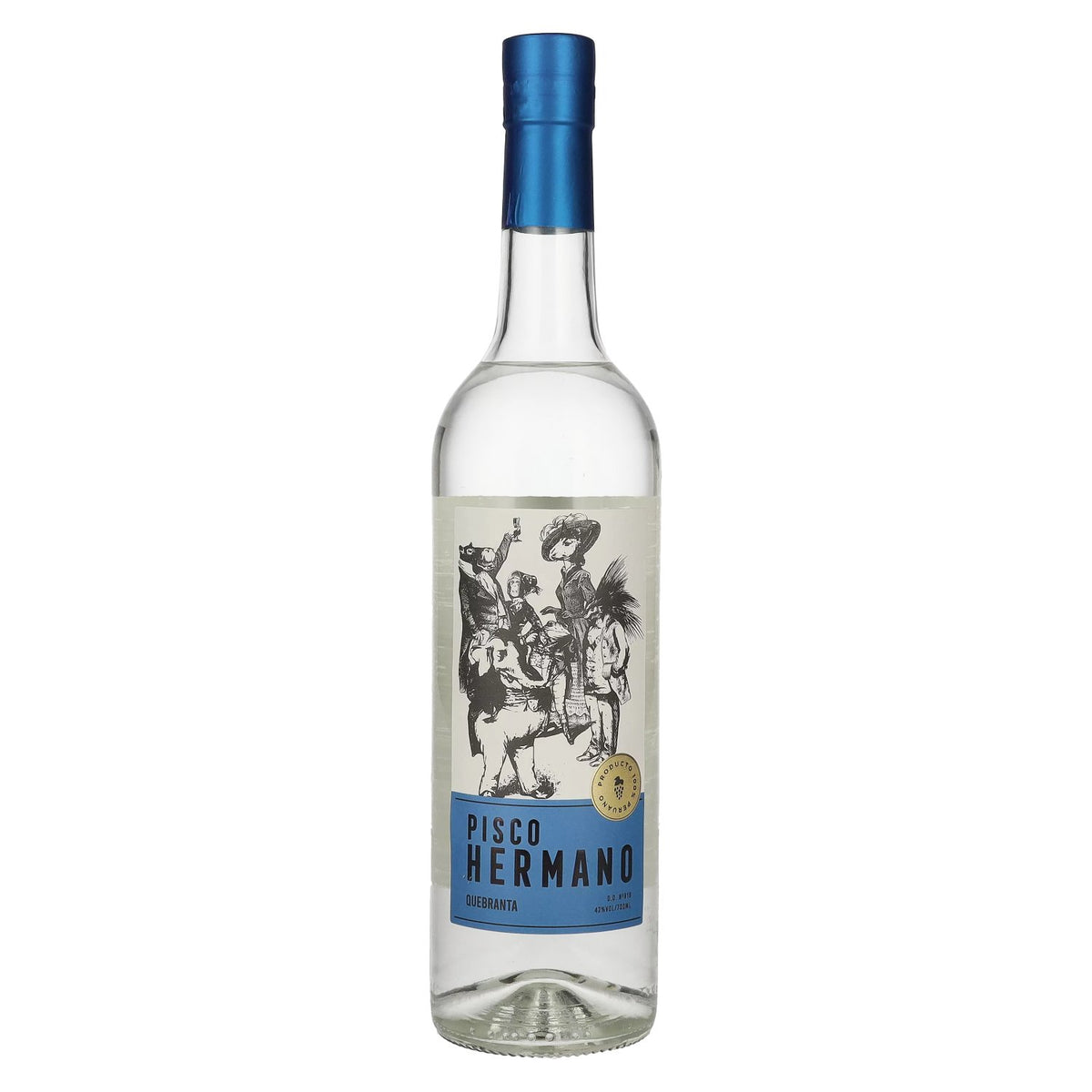 Pisco Hermano Puro Quebranta 42% Vol. 0,7l