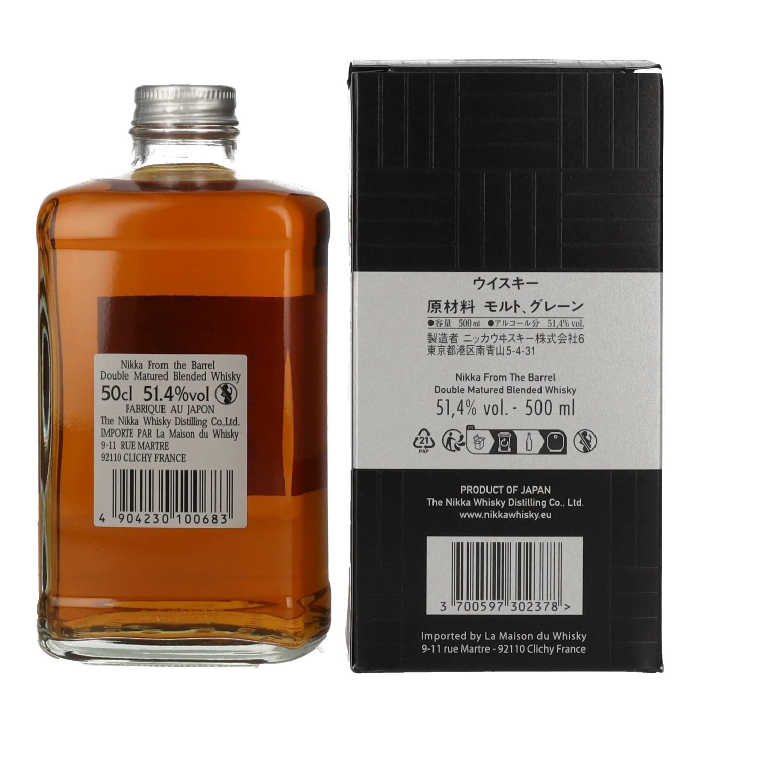 Nikka From the Barrel Double Matured Blended Whisky 51,4% Vol. 0,5l in Geschenkbox