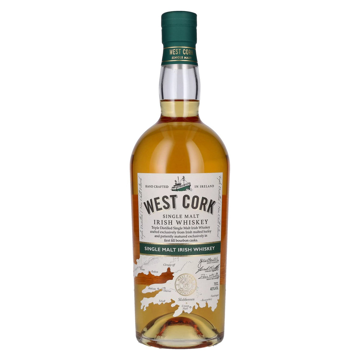 West Cork Single Malt Irish Whiskey 40% vol. 0,7l
