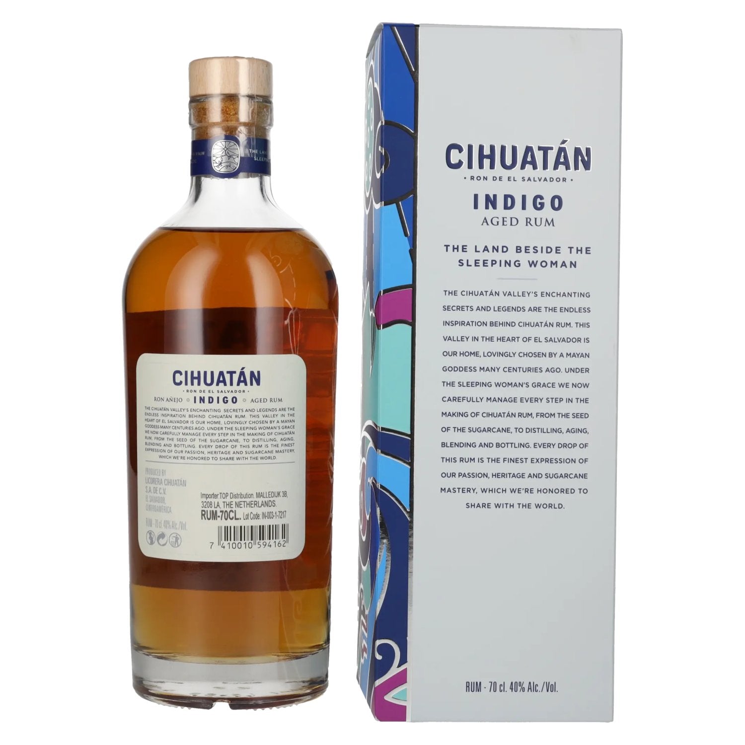 Cihuatán 8 Years INDIGO Rum El Salvador 40% Vol. 0,7l in Geschenkbox