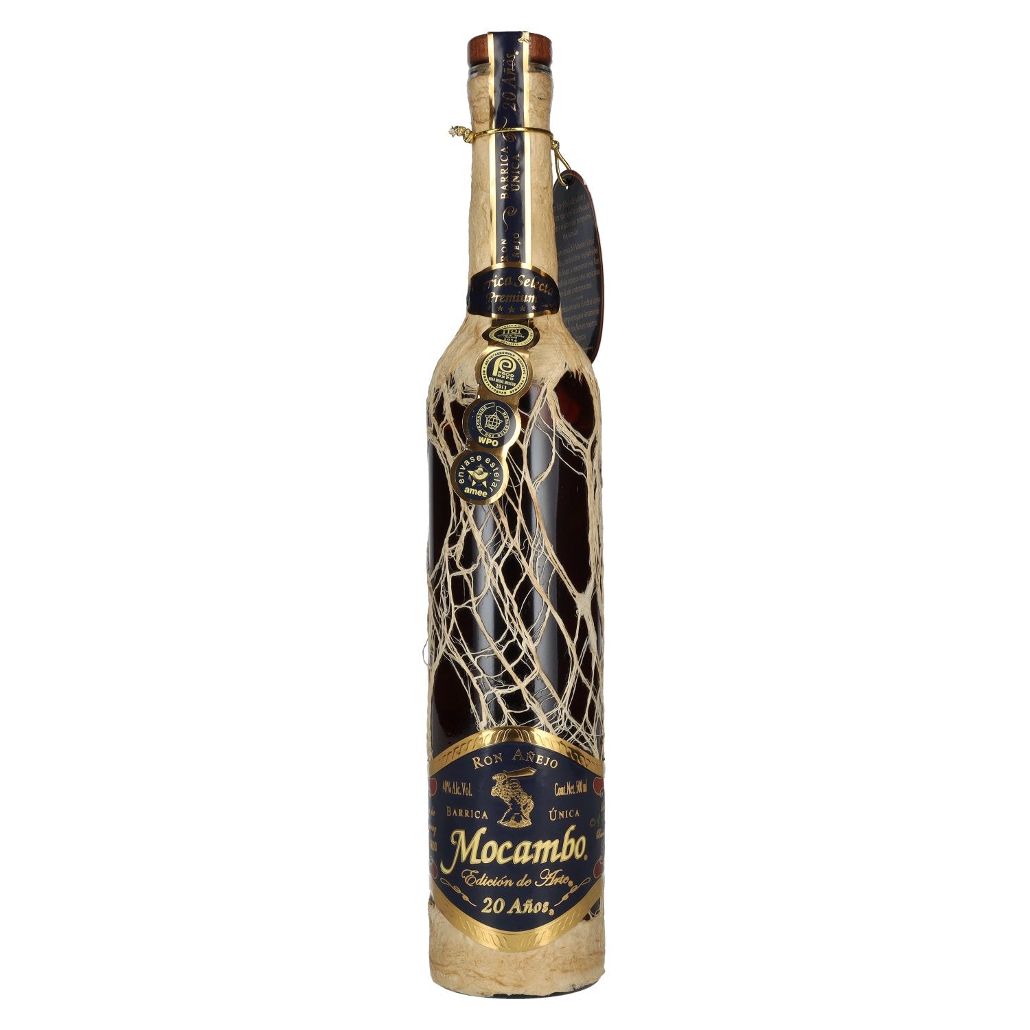 Mocambo Ron Añejo 20 Años Barrica Selecta Premium Edición de Arte 40% vol. 0,5l