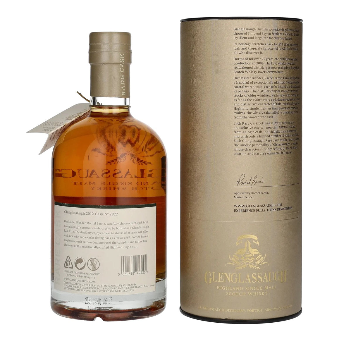 Glenglassaugh 9 Years Old RARE CASK RELEASE 2012 PX Puncheon Batch 4 58,3% Vol. 0,7l en boîte cadeau