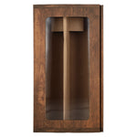 Vintage-style wooden-look gift box with window, pack of 2