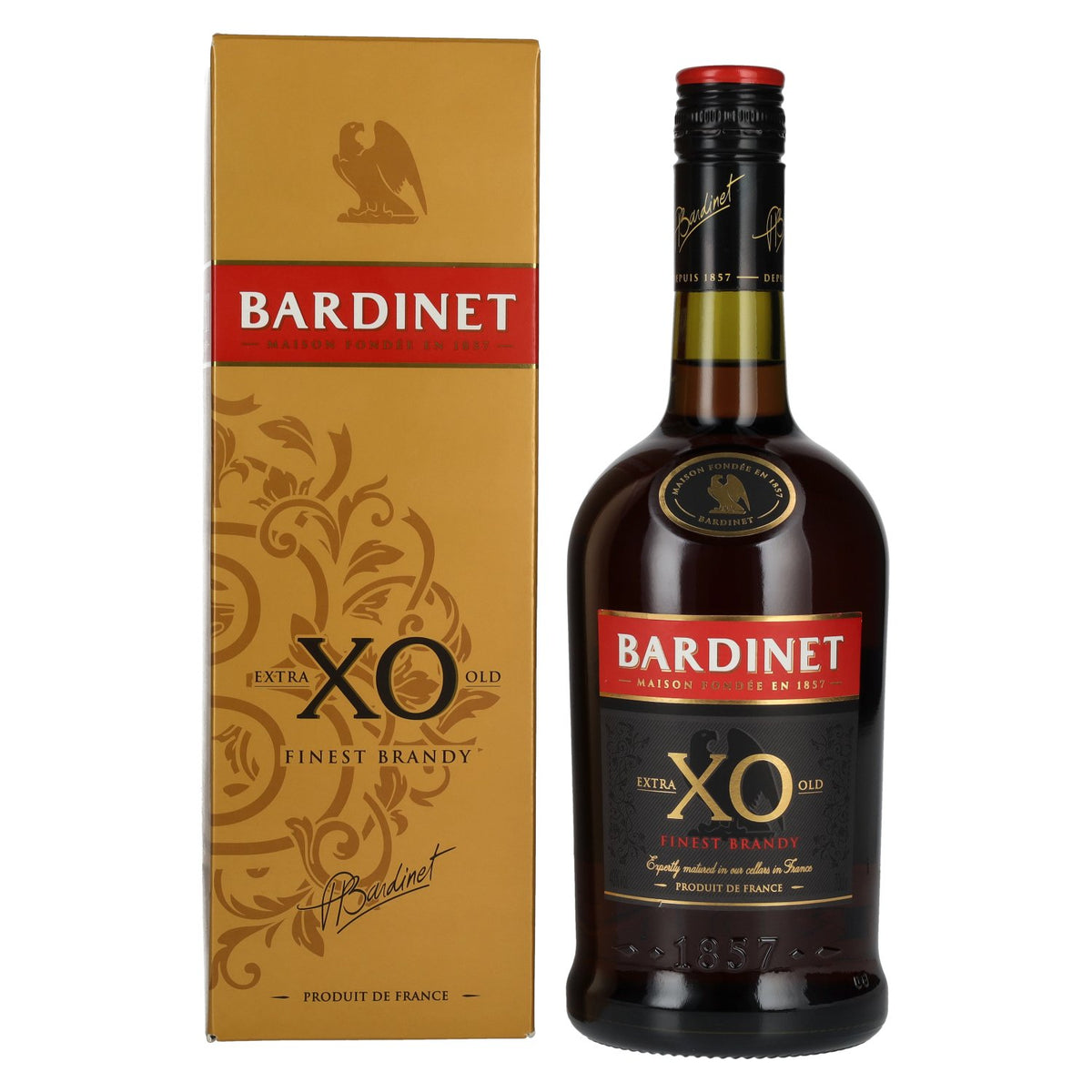 Bardinet XO Extra Old Finest Brandy 40% Vol. 0,7l in gift box