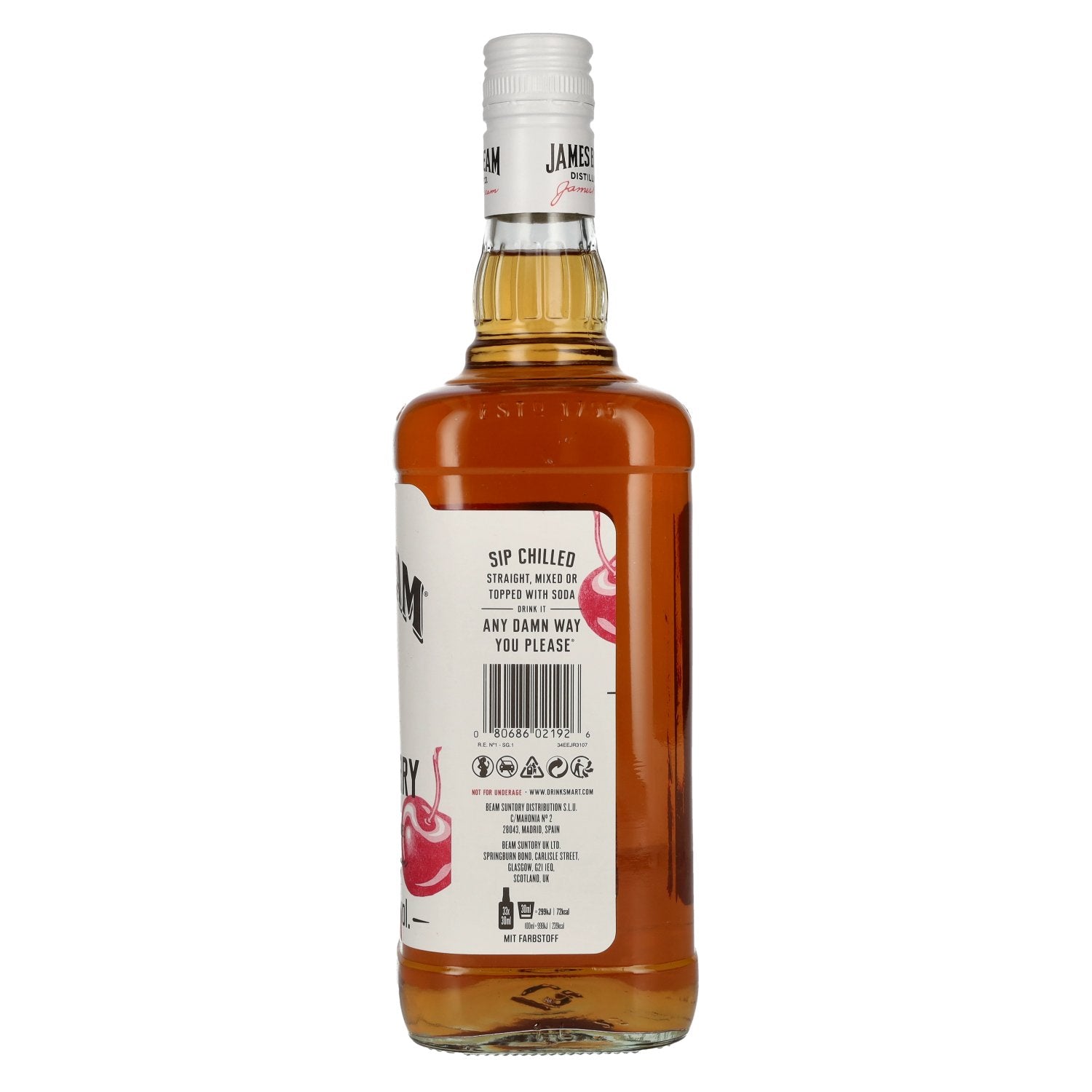 Jim Beam Black Cherry Liqueur 32,5% Vol. 1l