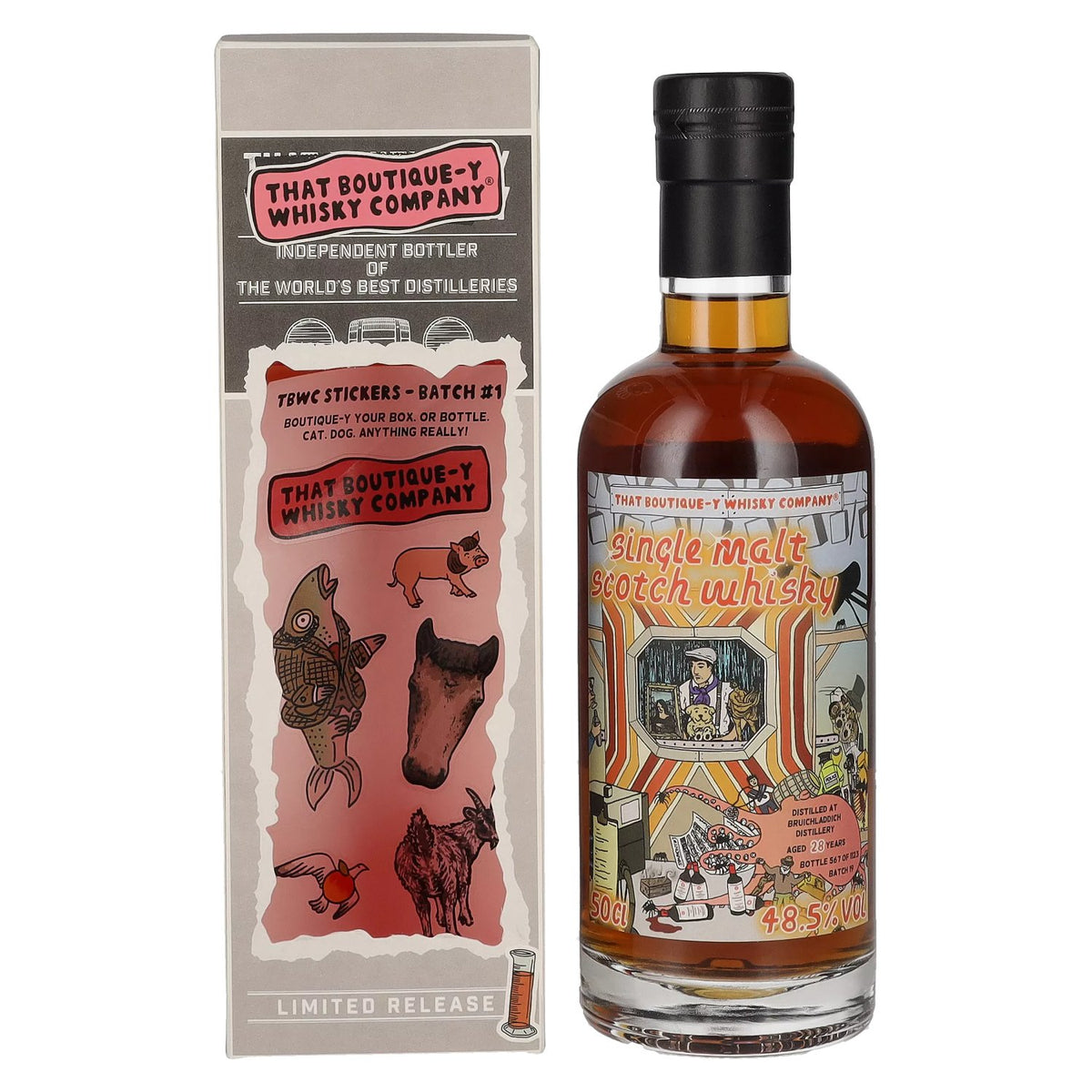 That Boutique-y Whisky Company BRUICHLADDICH 28 Years Old Batch 19 48,5% Vol. 0,5l en boîte cadeau