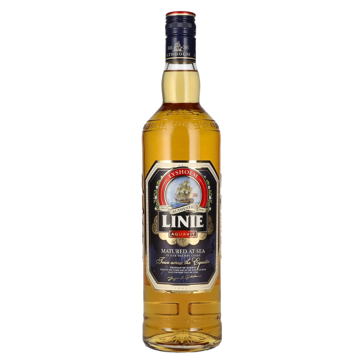 Linie Aquavit Authentic 41,5% Vol. 1l