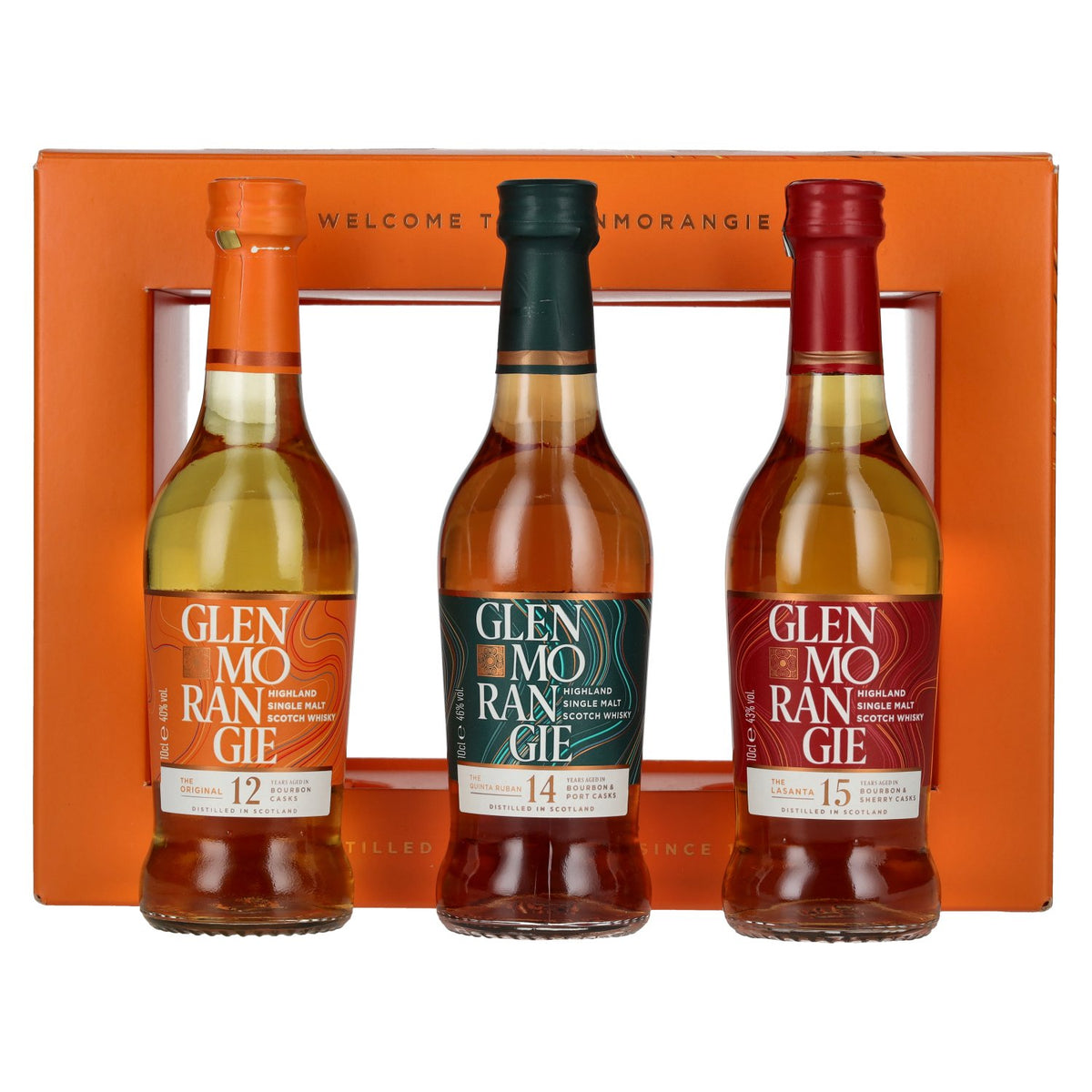 Glenmorangie Taster Pack 43% vol. 3x0,1l en boîte cadeau