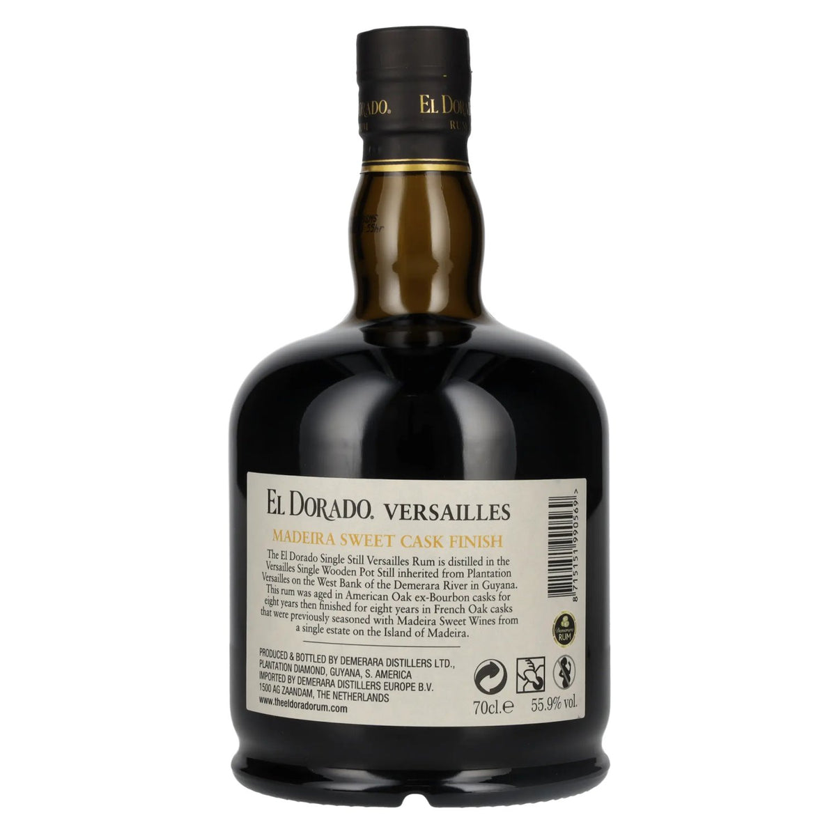 El Dorado Rum VERSAILLES Special Madeira Sweet Casks 2005 55,9% Vol. 0,7l