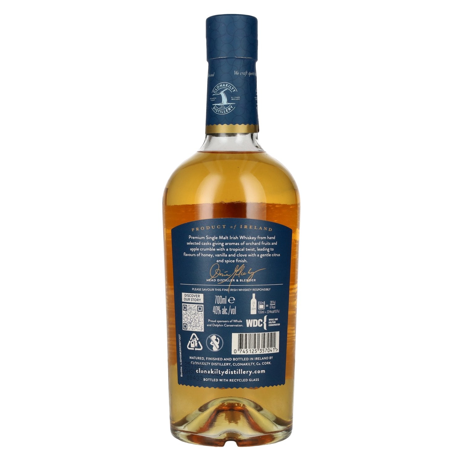 Clonakilty GALLEY HEAD Single Malt Irish Whiskey 40% vol. 0,7l
