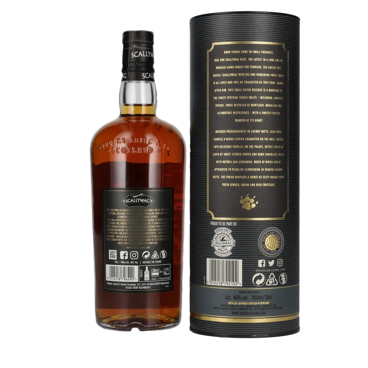 Douglas Laing SCALLYWAG Speyside Blended Malt 46% Vol. 0,7l in gift box