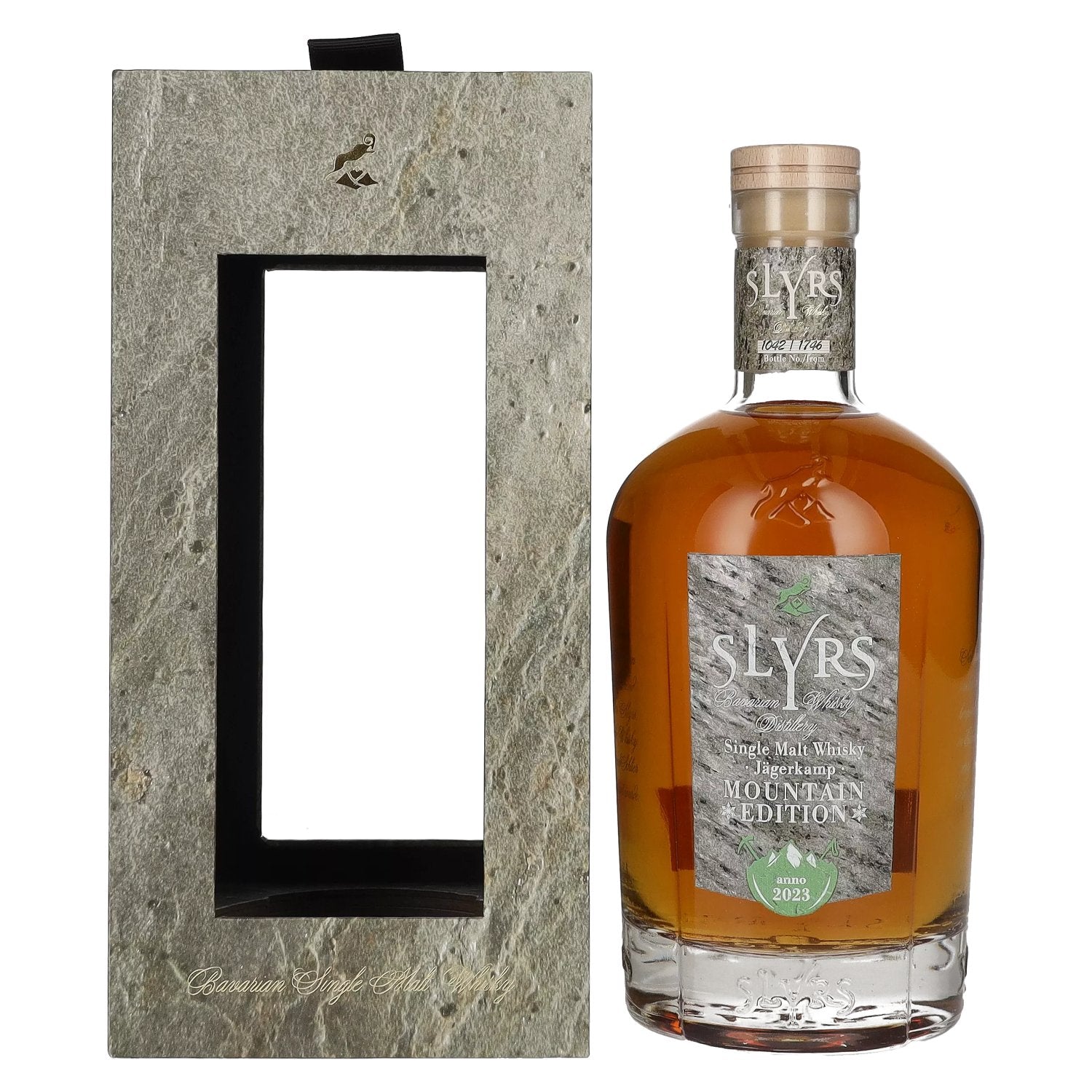 Slyrs Single Malt Whisky MOUNTAIN EDITION Jägerkamp 2023 50,4% vol. 0,7l en boîte cadeau