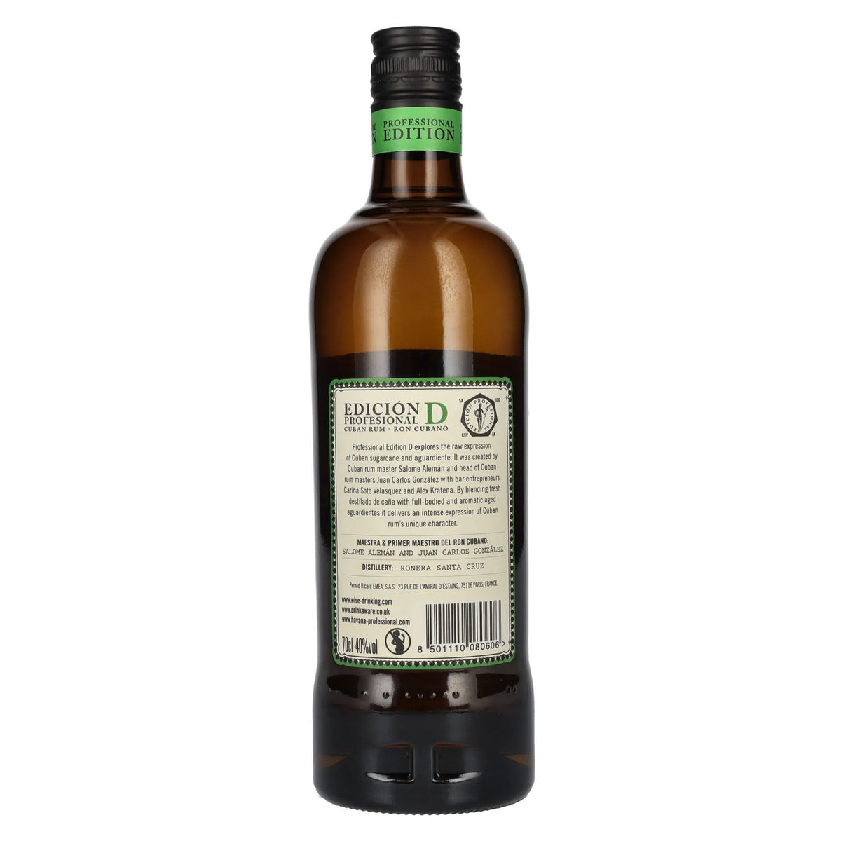 Havana Club EDICIÓN PROFESIONAL D 40% vol. 0,7l