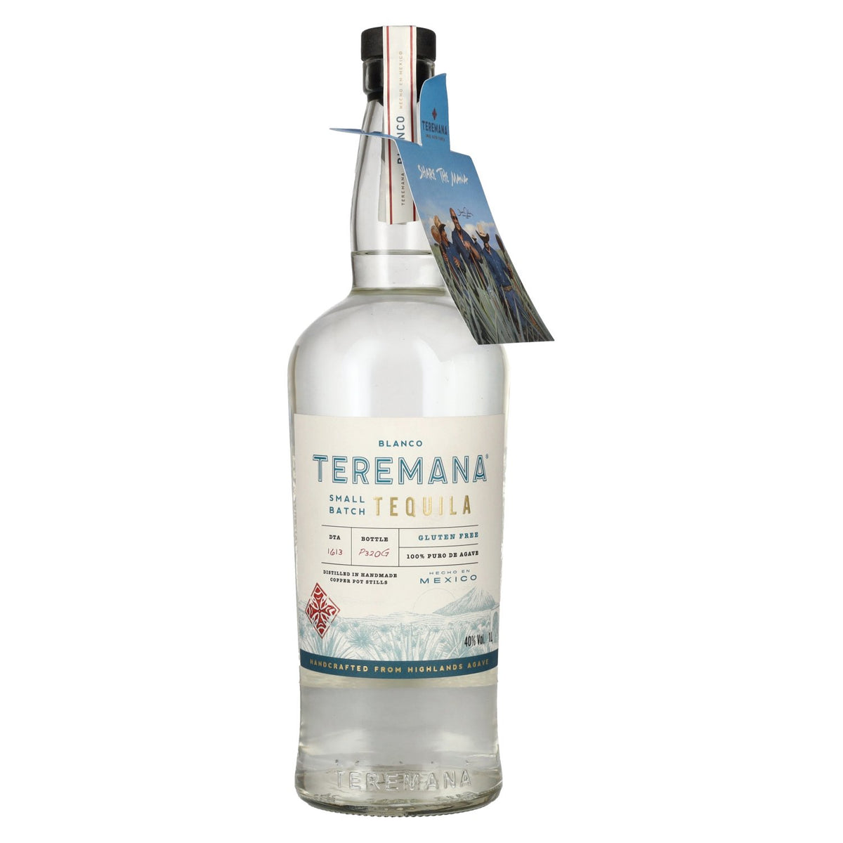 Teremana Tequila Blanco 100 % Puro de Agave Small Batch 40 % vol. 1 l