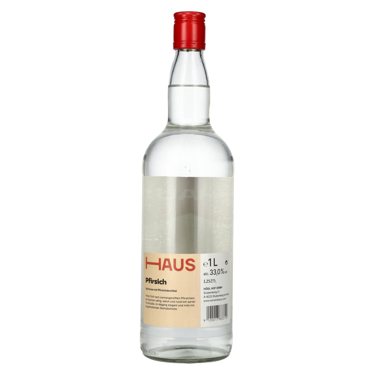 Hödl Hof HAUS PFIRSICH Spirituose 33% Vol. 1l
