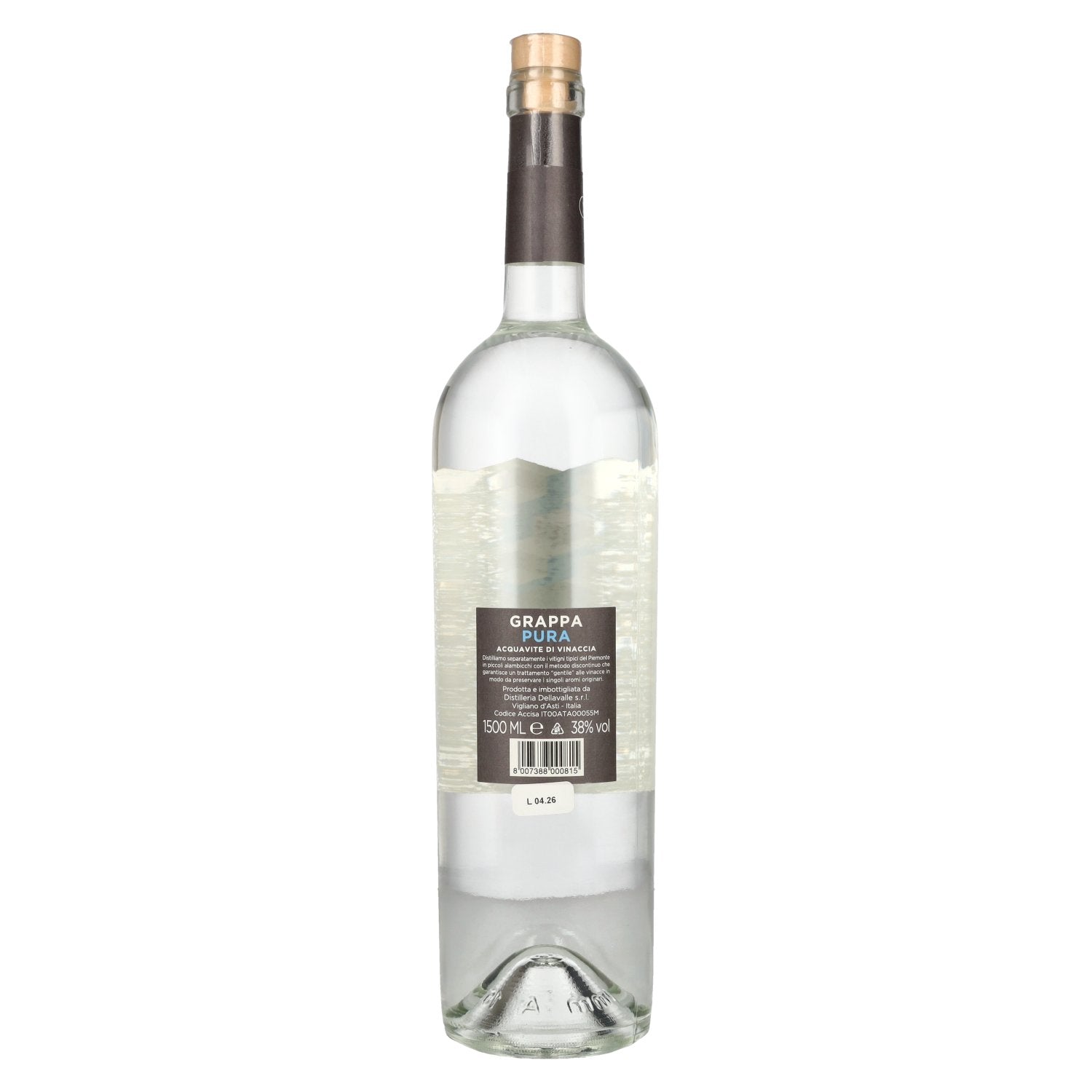 Dellavalle GRAPPA PURA 38% vol. 1,5l