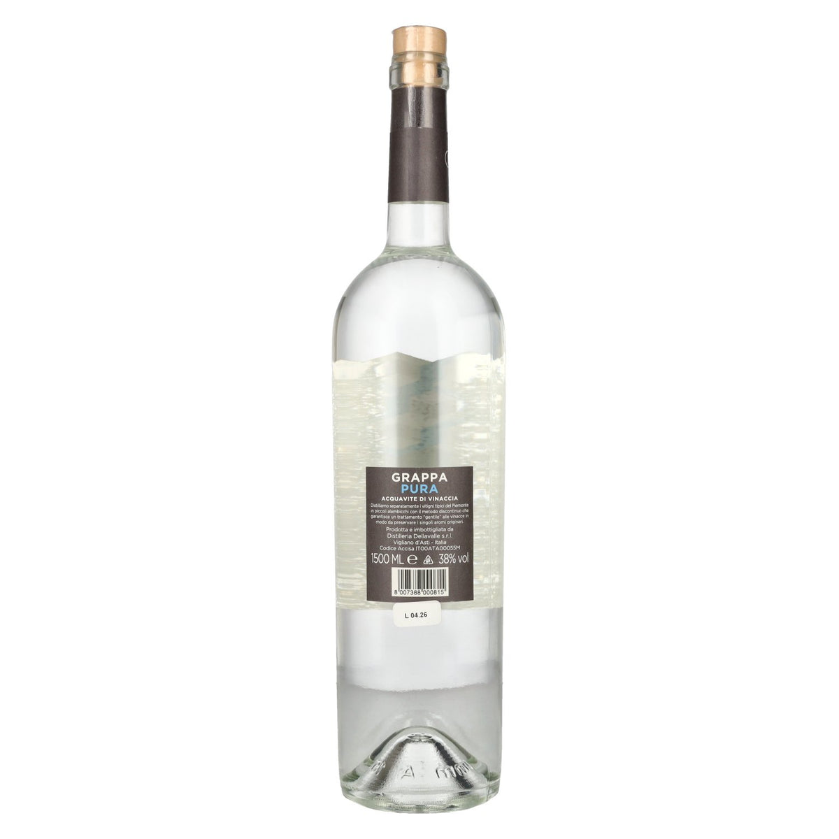 Dellavalle GRAPPA PURA 38% vol. 1.5 l