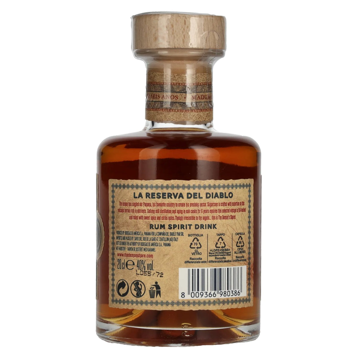 The Demon's Share 6 Years Old Spirit Drink 40% Vol. 0,2l