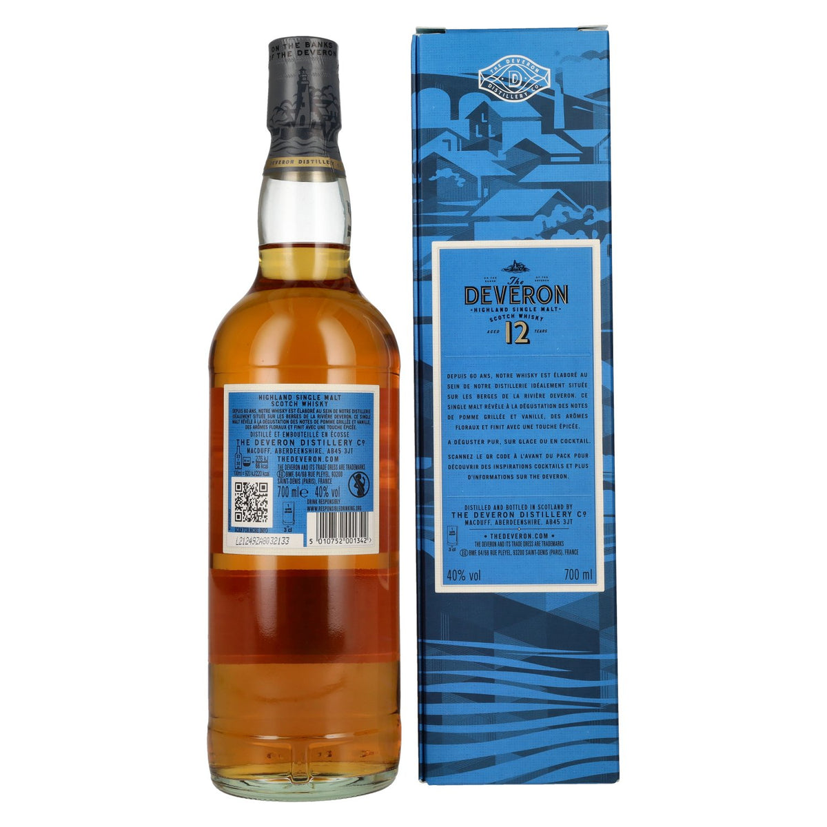 The Deveron 12 Years Old Highland Single Malt 40% Vol. 0,7l in Geschenkbox