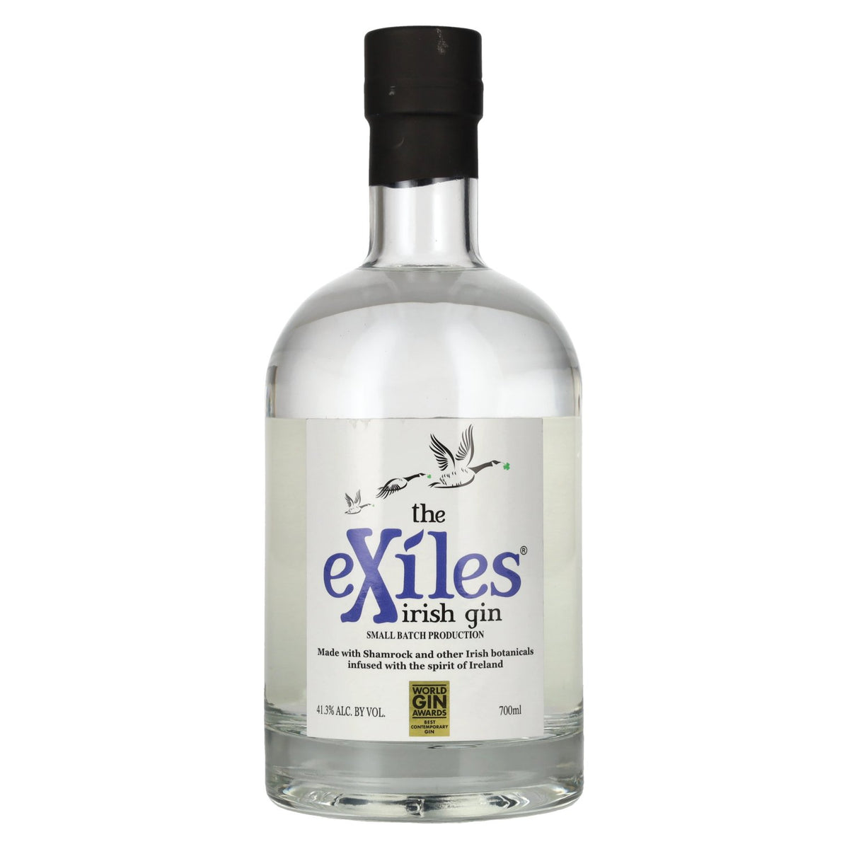The Exíles Irish Gin 41.3% ABV 0.7l