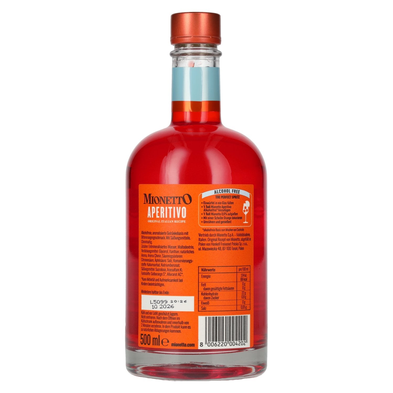 Mionetto Aperitivo Sans Alcool 0,5l