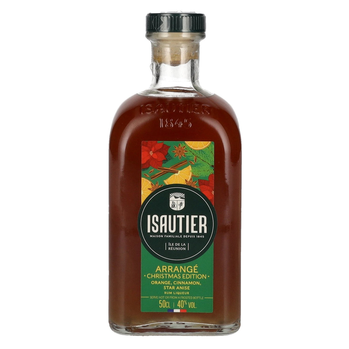 Isautier Arrangé CHRISTMAS EDITION Liqueur de rhum 40% vol. 0,5l