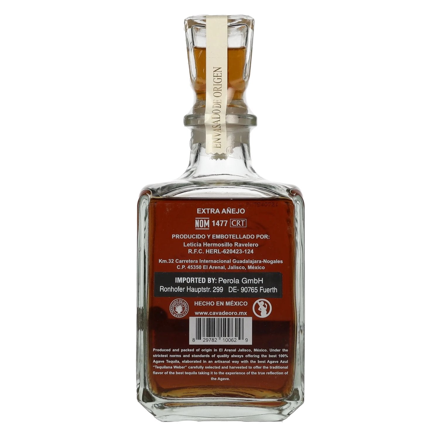 Gran Cava de Oro Tequila EXTRA AÑEJO 100% de Agave Azul 40% Vol. 0,7l