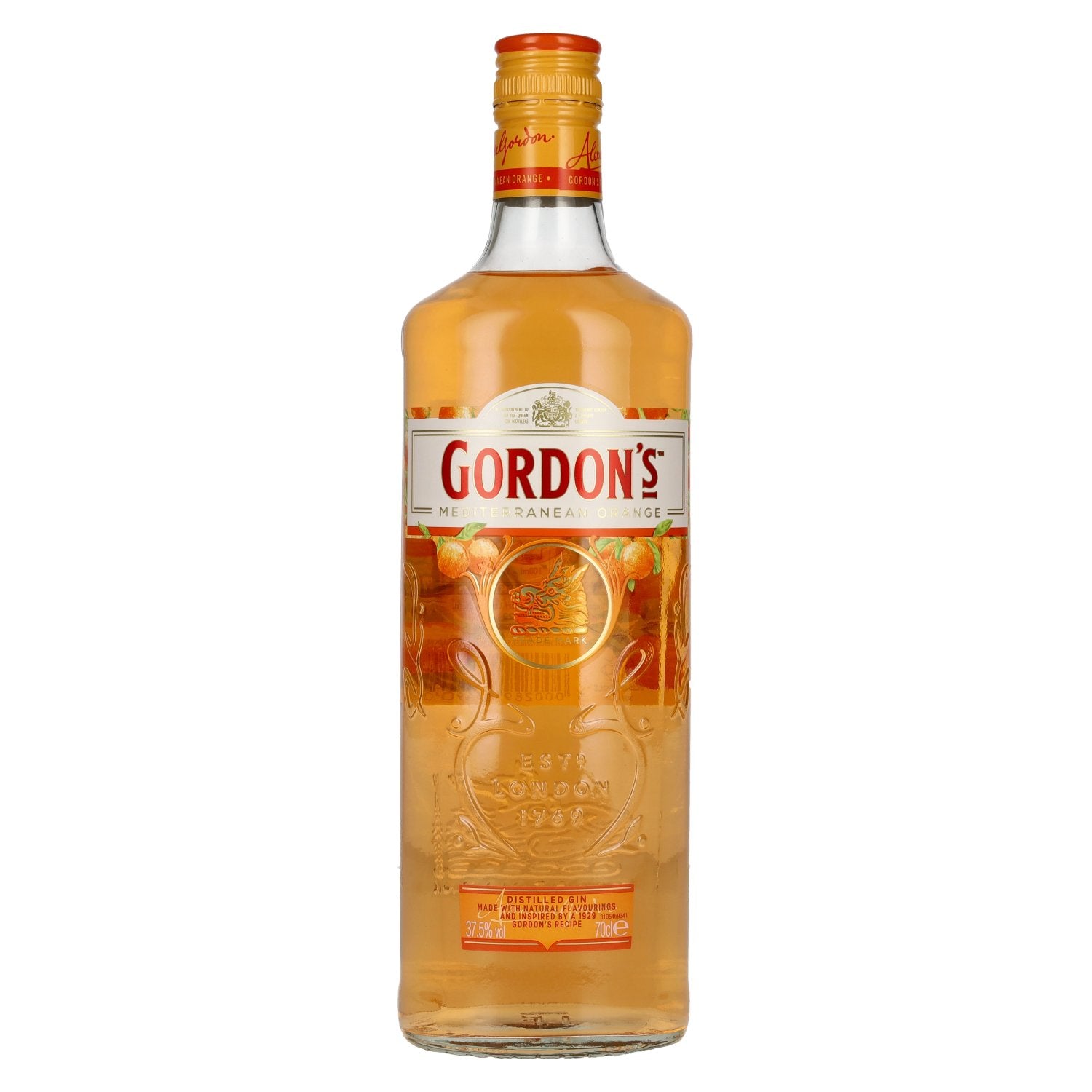 Gordon's MEDITERRANEAN ORANGE Distilled Gin 37,5% Vol. 0,7l