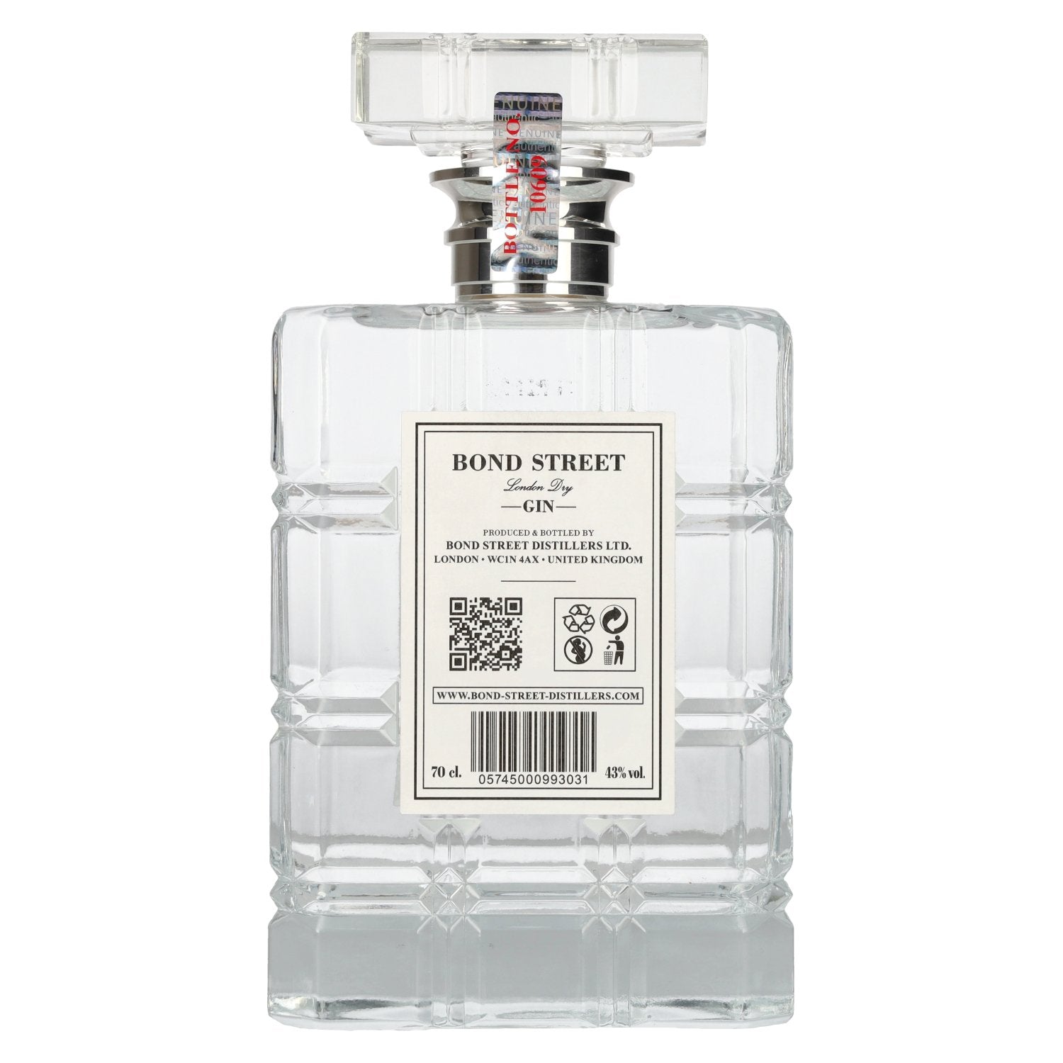 Bond Street London Dry Gin 43% vol. 0,7l